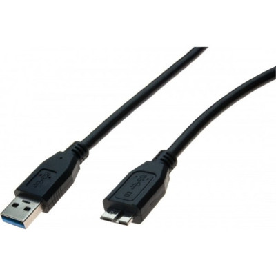 CORDON USB 3.0 A   MICRO B NOIR - 1,8 M
