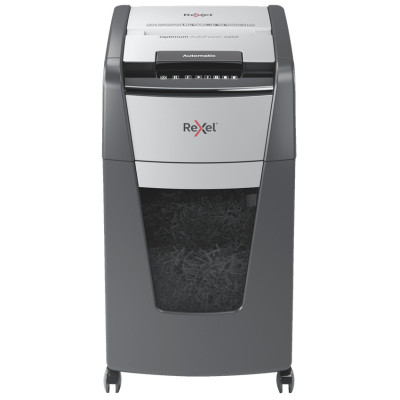Destructeur de documents automatique 225x optimum rexel autofeed+, noir