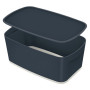 Boite de rangement MyBox petit format avec couvercle, COSY, gris
