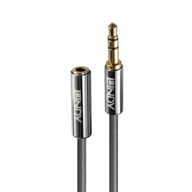 LINDY Rallonge Audio Jack 3.5mm, Cromo Line, 2m