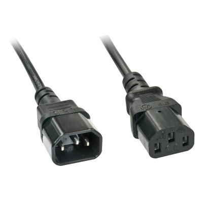 LINDY Rallonge secteur C14 vers C13, 2m