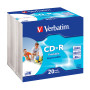 Verbatim datalifeplus - 20 x cd-r 700 mo ( 80 min ) 52x - surface imprimable par