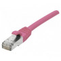 Cordon RJ45 CAT 6A F UTP LSOH SNG rose - 0,15 m Cuivre