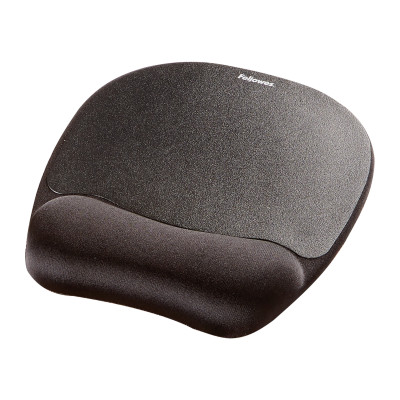 Tapis de souris repose poignet mÉmoire de forme - noir
