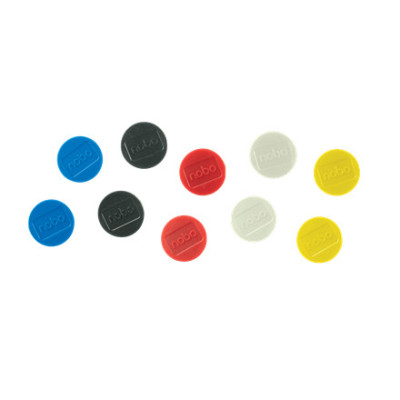 Aimants Nobo Assortis 32mm, pack de 10, Assortis