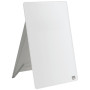 Chevalet de table en verre blanc brillant impression pro nobo verre blanc
