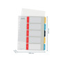 Intercalaire imprimable 1-5 multicolore COSY Leitz, Multicolore