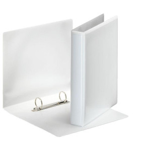 Classeur 2 anneaux personnalisable essentials esselte , blanc