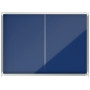Vitrine d'interieur premium plus nobo feutre bleu 18xa4