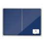 Vitrine d'interieur premium plus nobo feutre bleu 18xa4