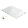 Bloc-notes de bureau Nobo A4 en acrylique, Transparent