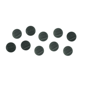 Aimants pour tableaux 2.5kg, 38mm, pack de 10, Noir