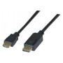 Cordon DisplayPort 1.2 M vers HDMI 1.4 M - 3 m