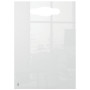 Mini tableau Blanc portable bloc-notes de bureau A4 Nobo en acrylique, Transpare