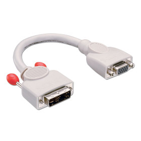 LINDY Câble moniteur DVI-A mâle à HD-15 femelle 20cm