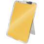 Chevalet de table en verre cosy leitz, jaune