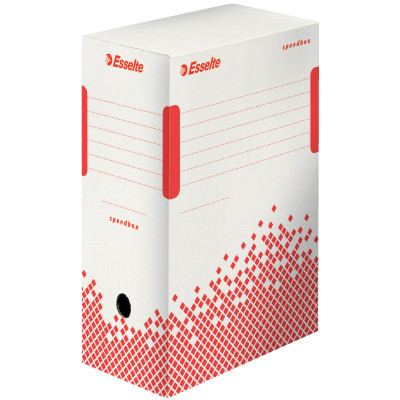 Boite d'archives 150mm speedbox automatique esselte, blanc