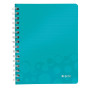Cahier a5 pp wow leitz, quadrille , menthe
