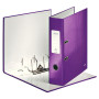 Classeur a levier 180° plastifie 80 mm wow leitz, violet