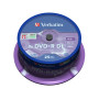DVD+R DL Verbatim - 8.5 Go  240 min 8x - 25 pièces en cloche