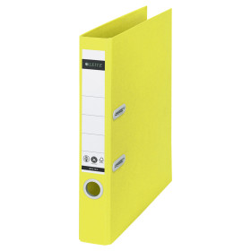 Classeur a levier 180° A4 50mm  RE CYCLE Leitz, neutre en CO2, Jaune