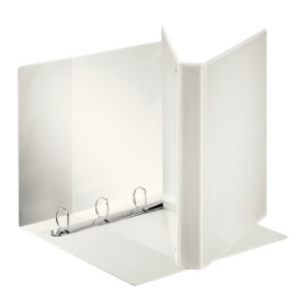 Classeur 4 anneaux personnalisable a4 maxi Ø25 esselte, blanc