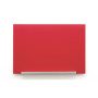 Tableau en verre 1260x710mm nobo impression pro magnetique, rouge