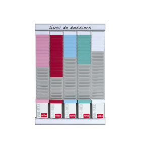 Kit planning hebdomadaire 5 colonnes 24 fentes nobo