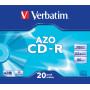 Verbatim AZO Crystal - 20 x CD-R - 700 Mo ( 80 min ) 52x