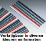 Peigne plastique A4 16mm COMBIND GBC , Lot de 100, Rouge