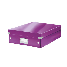 Format moyen avec organiseur, leitz click & store wow leitz, violet