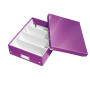 Format moyen avec organiseur, leitz click & store wow leitz, violet