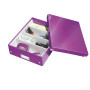 Format moyen avec organiseur, leitz click & store wow leitz, violet
