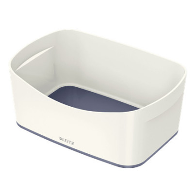 Mybox bac de rangement wow leitz , blanc gris