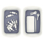 Mybox bac de rangement wow leitz , blanc gris