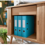 Classeur a levier standard 180° dos 82mm COSY Leitz, Bleu