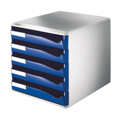 Bloc de classement 5 tiroirs, Leitz Bleu