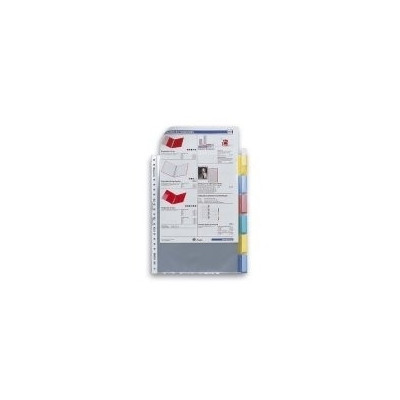 Pochette-intercalaire 8 touches esselte, transparent
