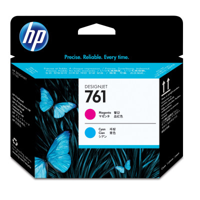 HP ink Printhead CH646A cyan + magenta C M No.761