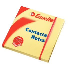 Notes repositionnables 75X75 RUBAFIX Esselte Jaune