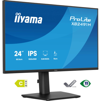 Moniteur 24 iiyama ProLite IPS 1920x1080 1ms 350cd m², 1500 1, 1xHDMI, 1xDP