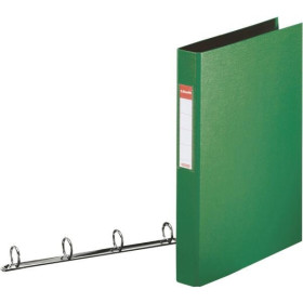 Classeur 4 anneaux carton recouvert pp standard 35 mm vivida esselte, vert