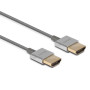 LINDY Câble HDMI Ultra High Speed Slim, 0.5m