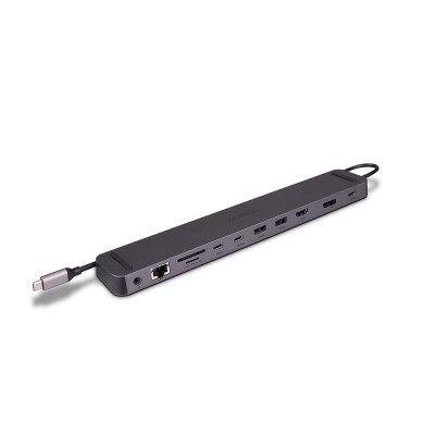 LINDY DST-Mini XT 810, Mini Docking Station USB-C pour Laptop pour un écran 8K o