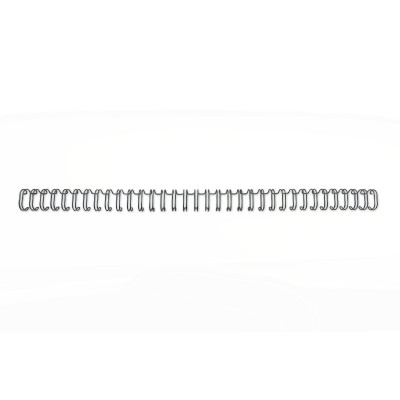 Peigne metallique A4 12,5mm WIREBIND GBC, Lot 100, Noir