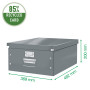 Format large, leitz click & store wow leitz, vert