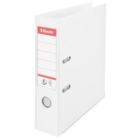 Classeur a levier n°1 power pp a4 d75 vivida esselte, blanc