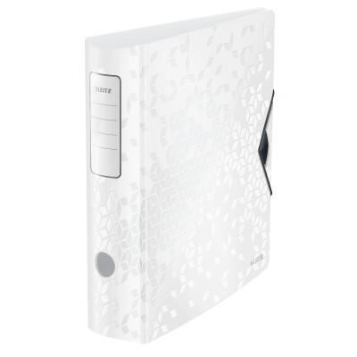 Classeur a levier 180° Active PP dos 82mm, WOW Leitz, Blanc