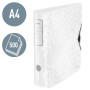 Classeur a levier 180° Active PP dos 82mm, WOW Leitz, Blanc