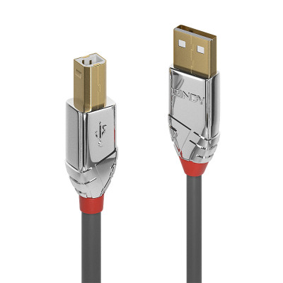 LINDY Câble USB 2.0 Type A vers B, Cromo Line, 2m